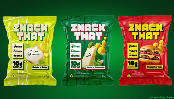 Grupo Supley lança Znack That e entra no mercado de snacks salgados saudáveis e proteicos
