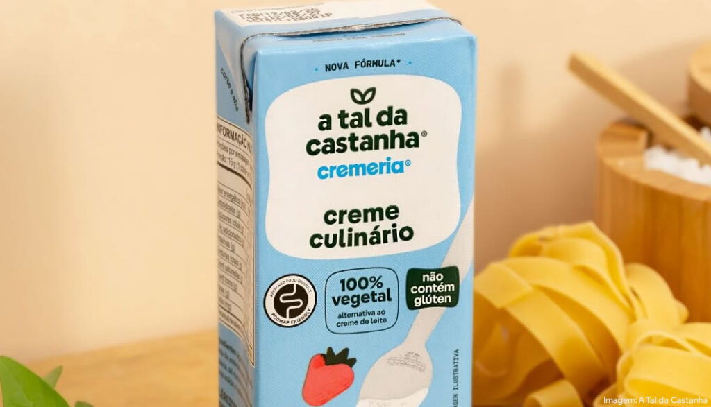 A Tal da Castanha atualiza embalagem de creme vegetal com foco em plant-based