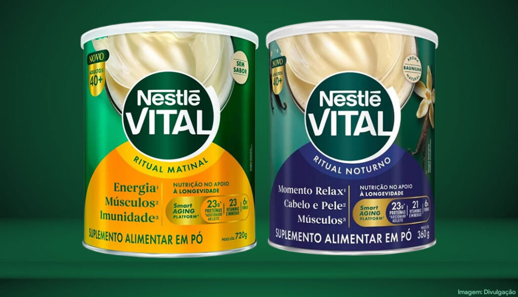 Nestlé lança suplemento voltado à longevidade e ao público 35+
