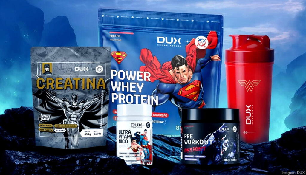 DUX apresenta linha com embalagens inspiradas em heróis da DC
