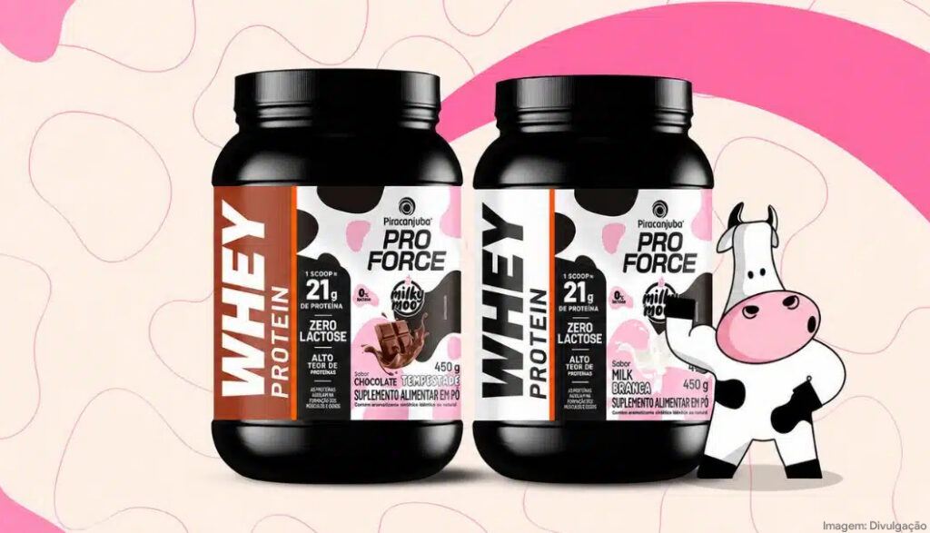 Piracanjuba ProForce e Milky Moo lançam whey protein em pó