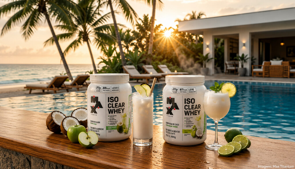 Max Titanium amplia linha Iso Clear Whey com novos sabores