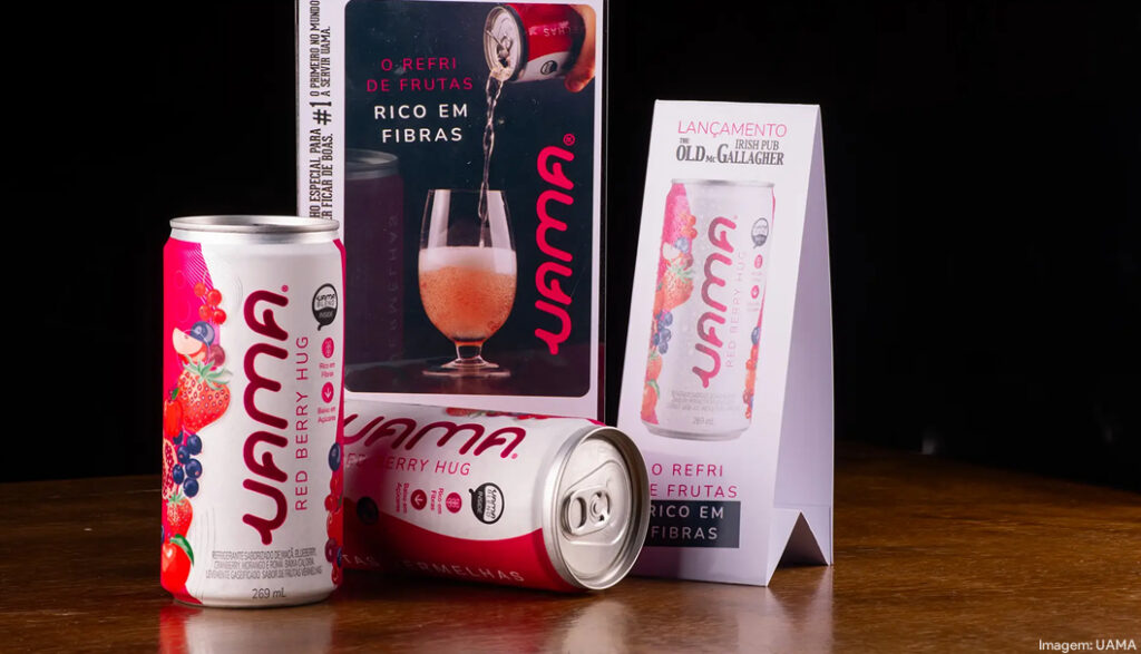 UAMA estreia em bebidas funcionais com refrigerante prebiótico